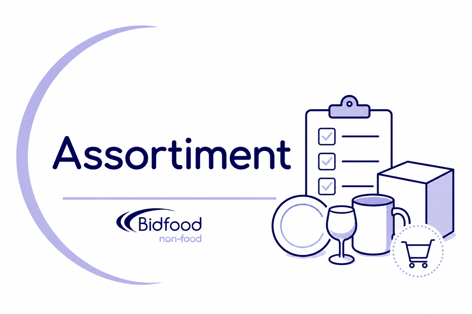 Assortiment van Bidfood en partners