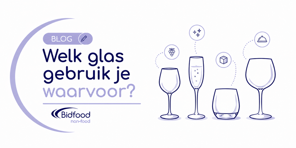 Glaswerk en drankenpresentatie